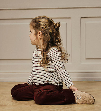 Lil' Atelier Blouse - NmfOsophia - Hot Chocolate