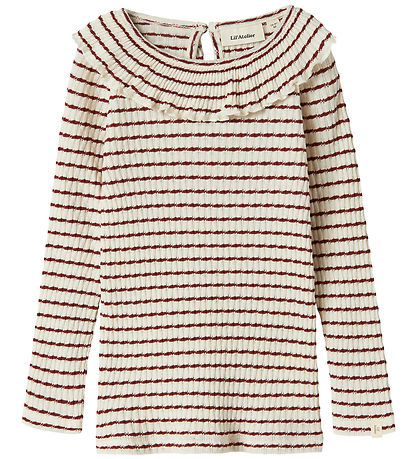 Lil' Atelier Blouse - NmfOsophia - Hot Chocolate