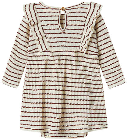 Lil' Atelier Kleid - NbfOsophia - Heiß Chocolate