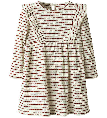 Lil' Atelier Kleid - NmfOsophia - Heiß Chocolate