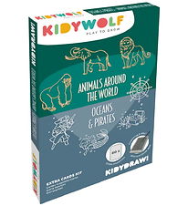 Kidywolf Refill Drawing motifs - 60 motifs - Animals Of The Worl