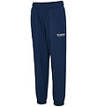 Hummel Byxor - Loose Tracksuit - Dress Blues