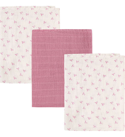 Pippi Muslin Cloths - Noos - 3-Pack - 65x65 cm - Mauve Orchid
