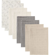 Pippi Muslin Cloths - Noos - 8-Pack - 65x65 cm - Alloy