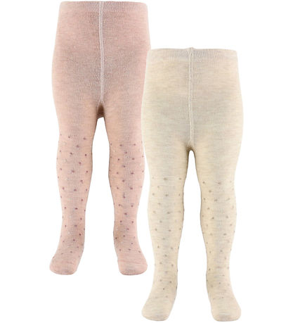 Minymo Strumpbyxor - 2-pack - Polerad Lilac