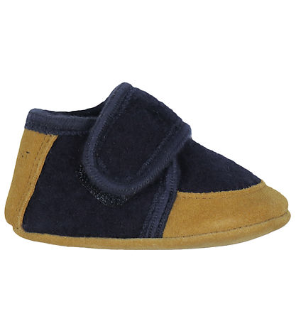 En Fant Slippers - Wool - Navy