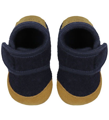 En Fant Slippers - Wool - Navy