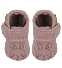 En Fant Slippers - Wool - Brown w. Rabbit