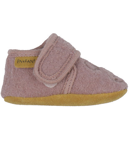 En Fant Slippers - Wool - Brown w. Rabbit