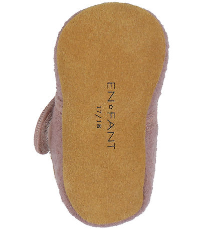 En Fant Slippers - Wool - Brown w. Rabbit