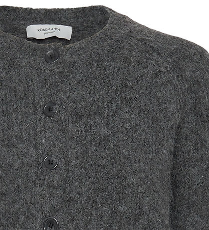 Rosemunde Cardigan - Wool - Medium+ Grey Melange