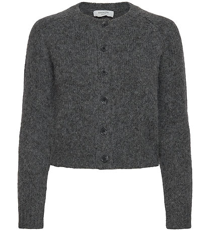 Rosemunde Cardigan - Wool - Medium+ Grey Melange