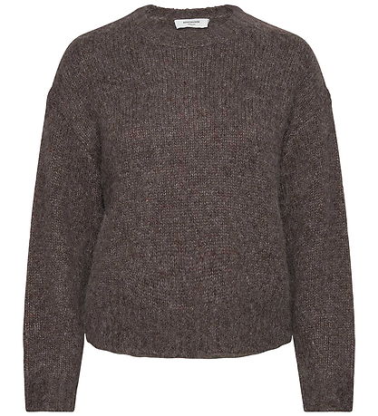 Rosemunde Blouse - Wool - Brown Grey Flour