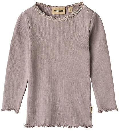 Wheat Bluse - Rib - Reese - Dusty Purple