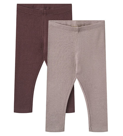 Wheat Leggings - 2-Pack - Rib - Maddy - Purple Fudge