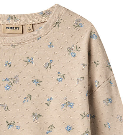 Wheat Bluse - Thilda - Warm Sand Blumen