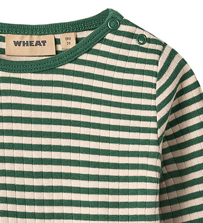 Wheat Blouse - Rise - Green Stripe