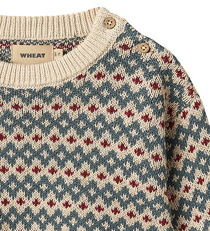 Wheat Tröja - Stickad - Harlow - Offwhite