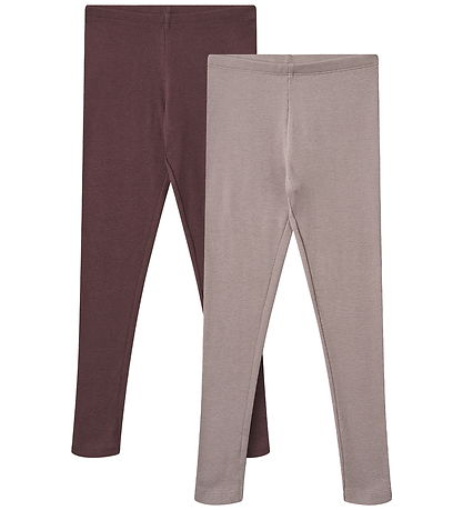 Wheat Leggings - 2-Pack - Rib - Maddy - Purple Fudge