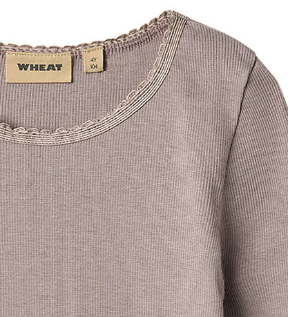 Wheat Bluse - Rib - Reese - Dusty Purple