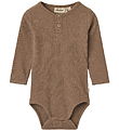 Wheat Bodysuit l/s - Benny - Coffee Melange
