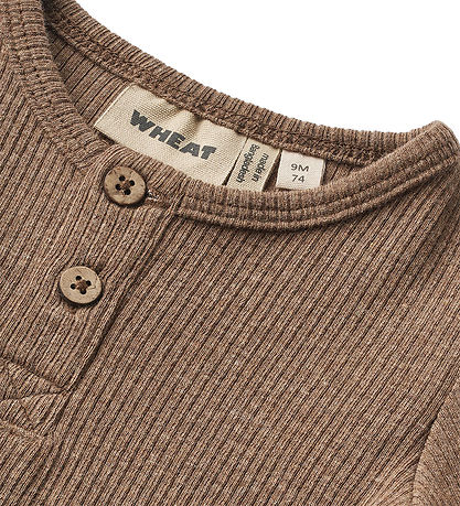 Wheat Bodysuit l/s - Benny - Coffee Melange