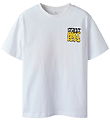 Name It T-shirt - NkmKillian - Bright White/Street Art