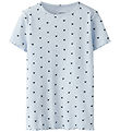 Name It T-shirt - Rib - NkfKarlia - Xenon Blue