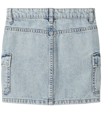 Jupe Name It - NkfMillie - Cargo - Light Blue Blanchi Denim