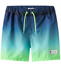 Shorts de Bain Name It - NkmPzocca - Pool Blue/Ombre
