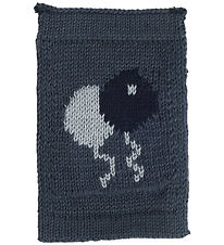 Smallstuff Knitted Flag - birthday balloons - Blue