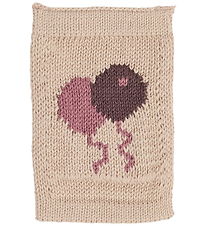 Smallstuff Knitted Flag - Birthday balloons - Rose