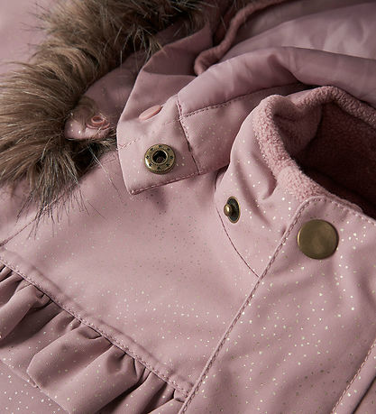 Name It Snowsuit - NmfSnow10 - Glitter - Woodrose