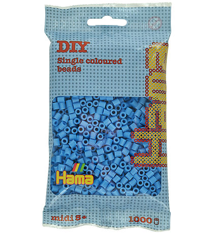 Hama Midi Beads - 1000 pcs - 119 Ready Blue