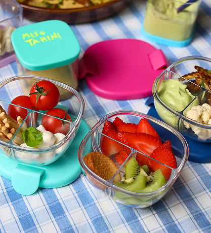 Yumbox Snack Bowl - 3 Rum - Raspberry Pink