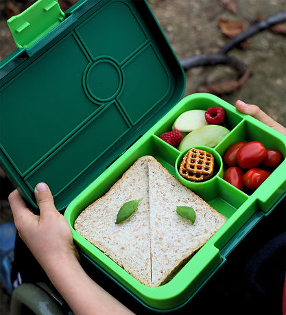 Yumbox Lunchbox w. 4 Rum - Bento Tapas - Lime Green