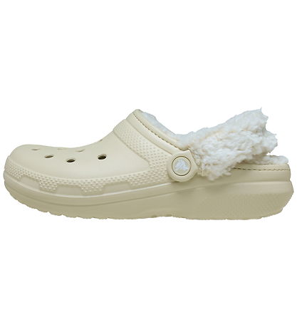 Crocs Sandals w. Lining - Classic+ Lined Clog - Bone
