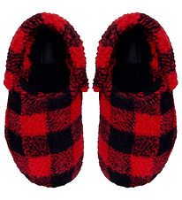 Crocs Slippers - Classic+ Buff Check Cozy Slipper - Varsity Ed