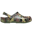 Crocs Sandals - Classic+ Camouflage Clog - Army Green/Multi