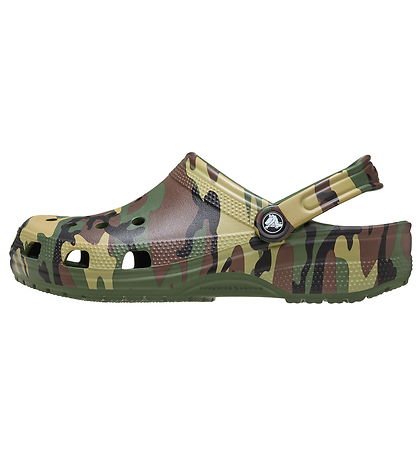 Crocs Sandals - Classic+ Camouflage Clog - Army Green/Multi