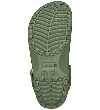Crocs Sandals - Classic+ Camouflage Clog - Army Green/Multi
