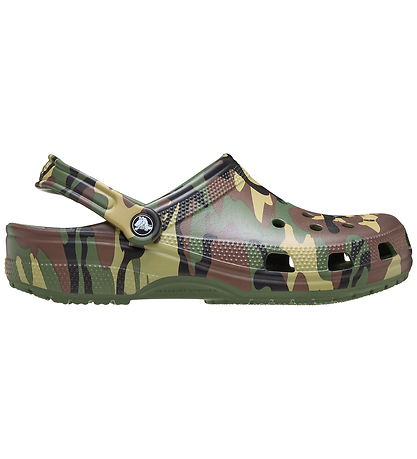 Crocs Sandals - Classic+ Camouflage Clog - Army Green/Multi