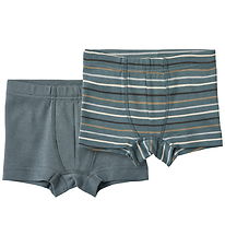 Wheat Boxers - 2-Pack - Louis - Blue Multi Stripe