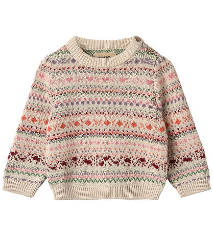 Wheat Blouse - Knitted - Olga - Multi