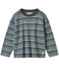 Wheat Blouse - His - Blue Multi Stripe