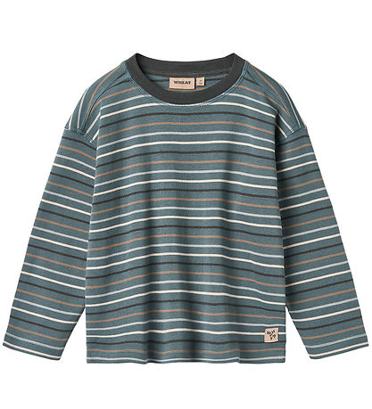 Wheat Blouse - His - Blue Multi Stripe