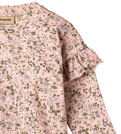 Wheat Blouse - Belinda - Rose Powder Flowers