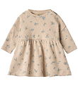 Wheat Dress - Emmy - Warm Sand Flowers