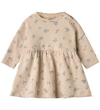 Wheat Dress - Emmy - Warm Sand Flowers