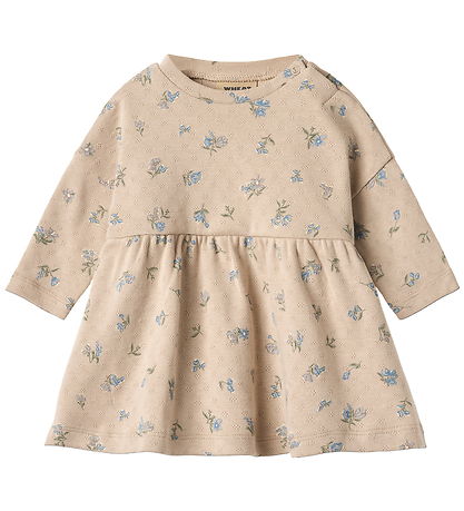 Wheat Dress - Emmy - Warm Sand Flowers